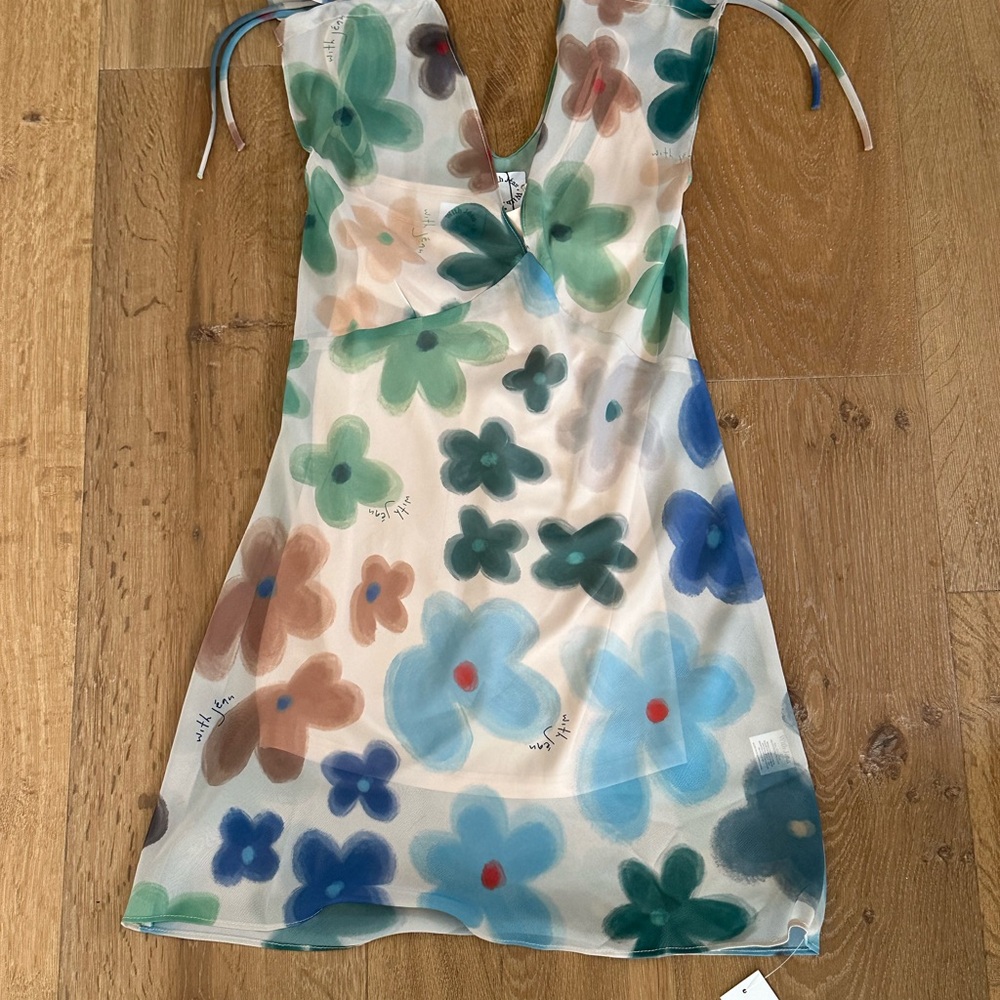 WITH JEAN Lani Dress is Viola Bloom NWT!